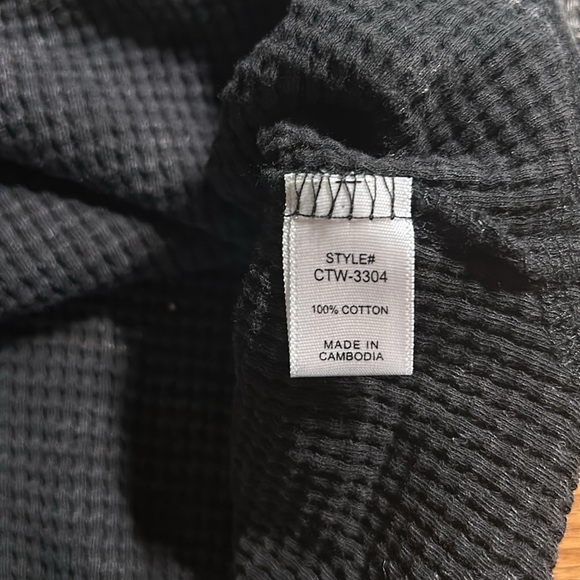 Acid Wash Waffle Top - Zenana - Picture 5 of 6